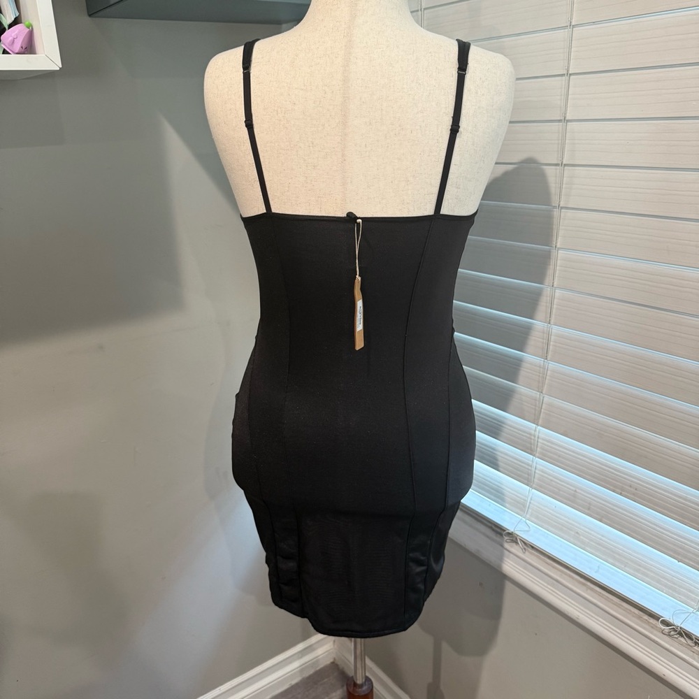 SKIMS Onyx Gilessente Slip Dress NWT - Picture 5 of 6